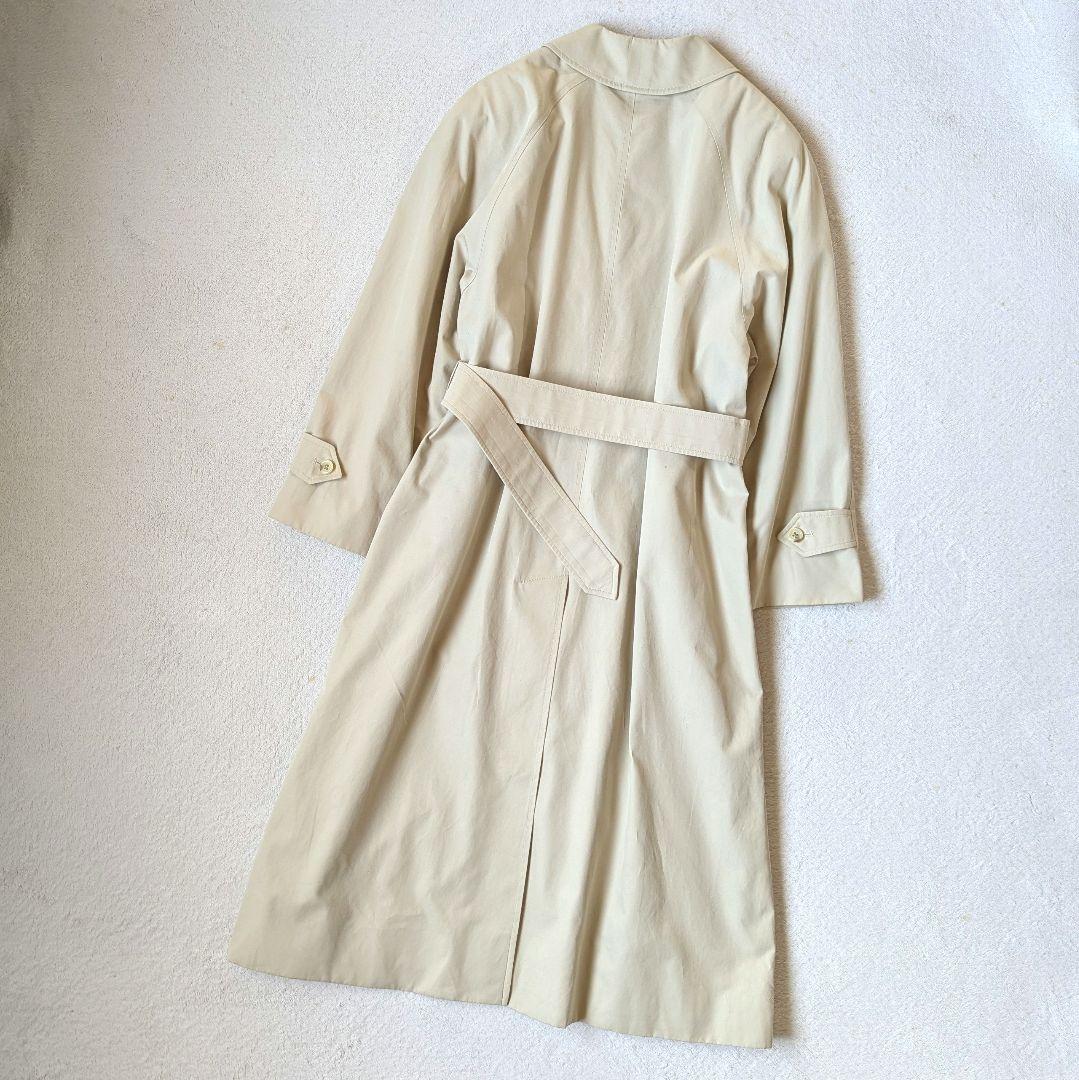 バーバリーズ トレンチコート アイボリー ノバチェック ベルト付き L