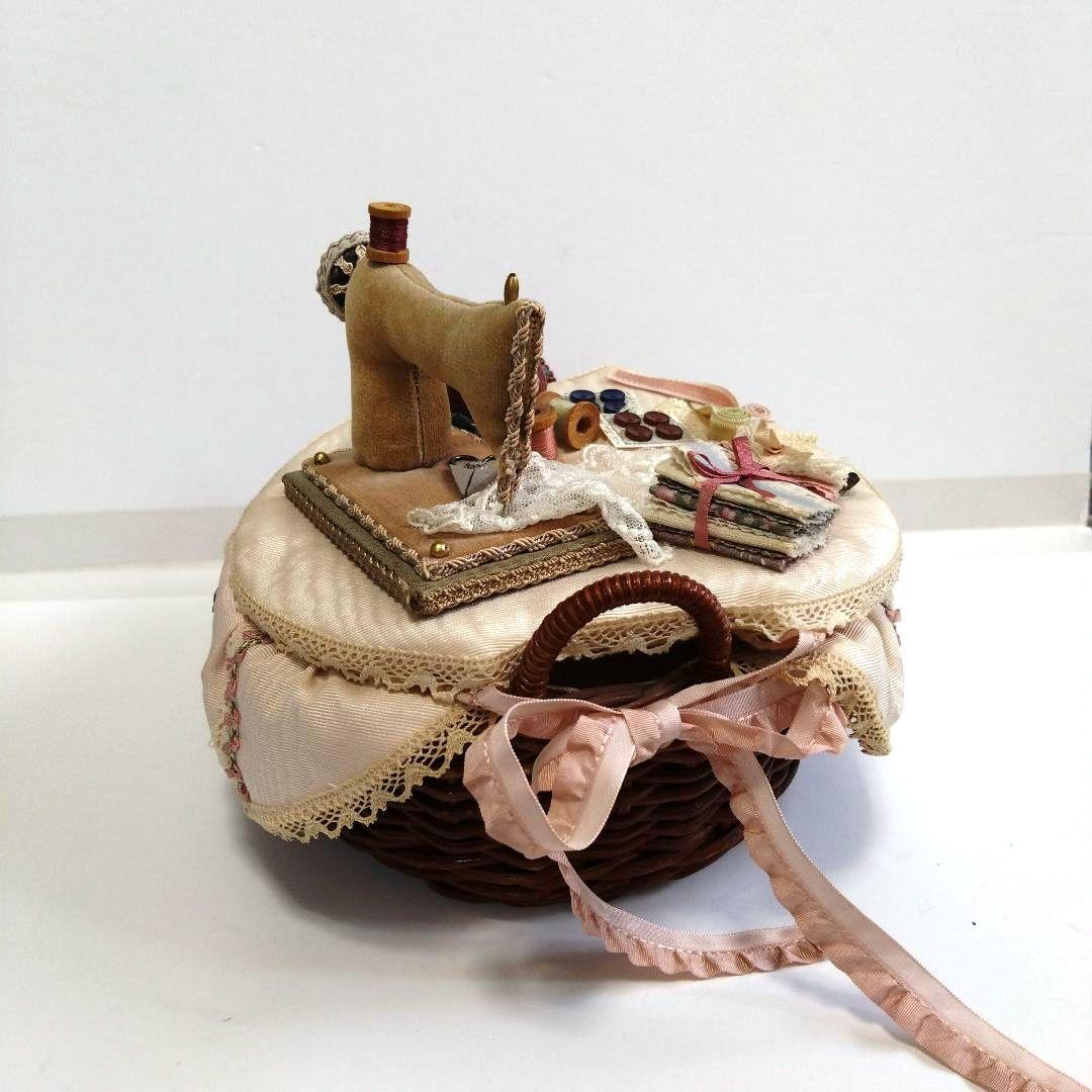 《期間限定》マニー　オタンジャディス　ソーイングコラージュ小物入れ