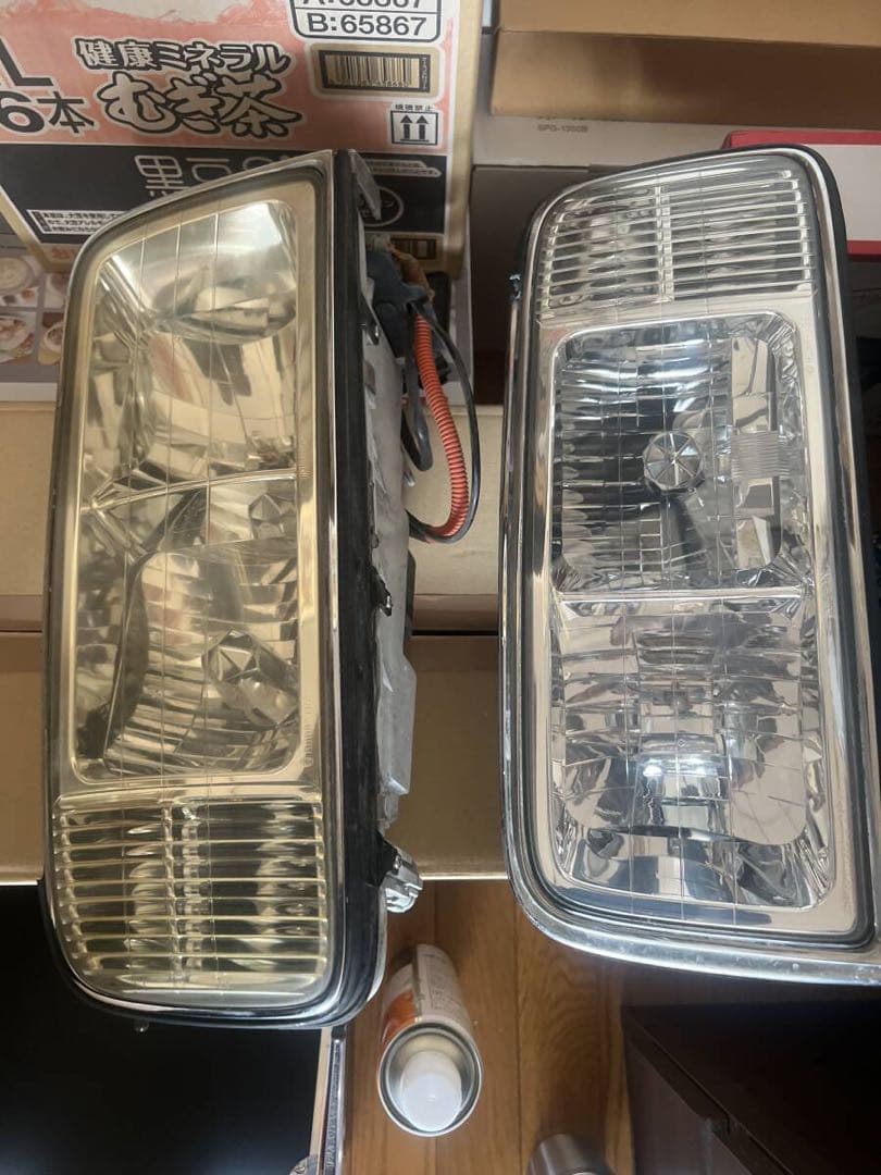 期間限定値下げ❗️G50プレジデント 後期ヘッドライト　スチーム施工中❗️ プレジデント 後期ヘッドライト交換