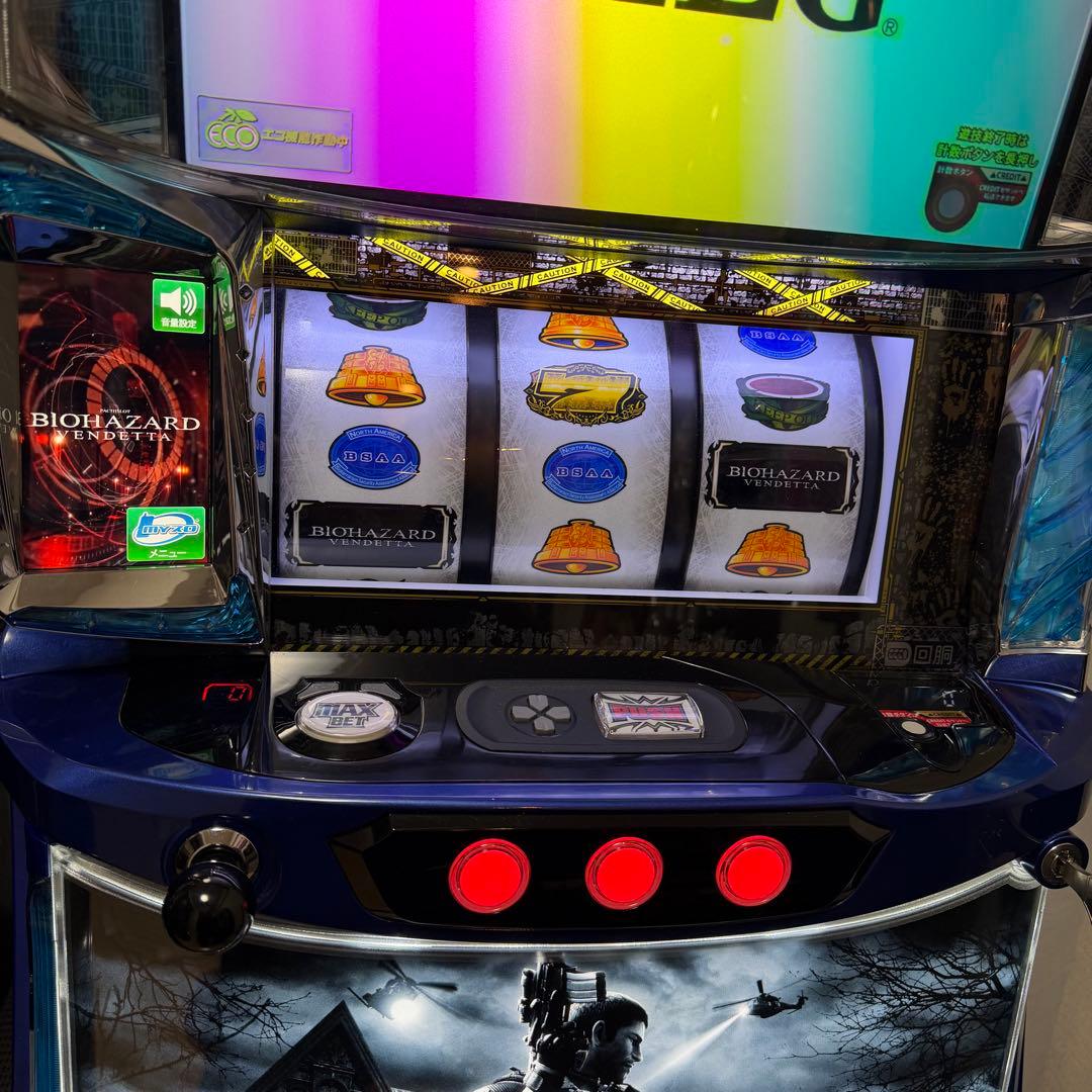 パチスロ 実機 バイオハザード ヴェンデッタ スマスロ 美品 最安値