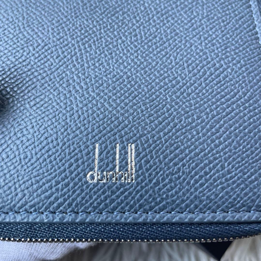 極美品】ダンヒル ラウンドジップ 財布 二つ折り - メルカリ