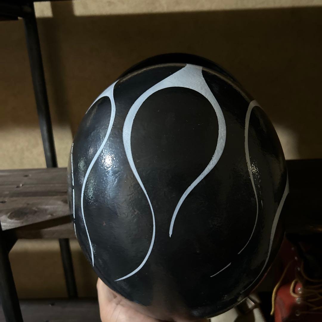 ジョッキーヘルメット ビンテージ エイジング ハーレー チョッパー