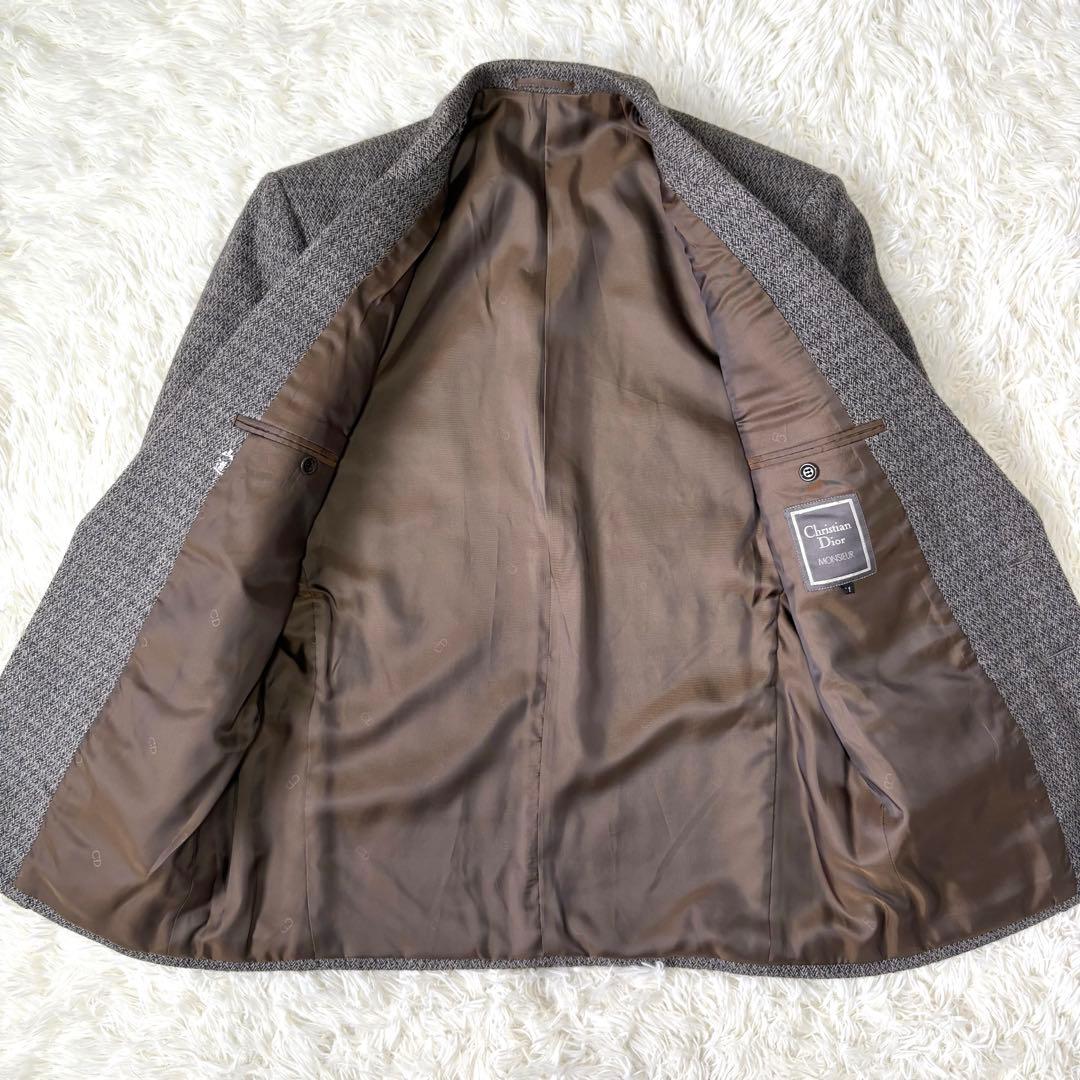 美品】クリスチャンディオール ヘリンボーン ウール セットアップ