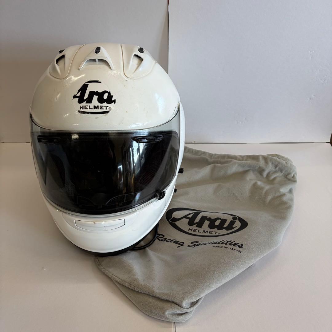 ペ*人様 Arai フルフェイスヘルメット ホワイト 収納袋付き Amazon | アライ(Arai) バイクヘルメット フルフェイス XD グラス
