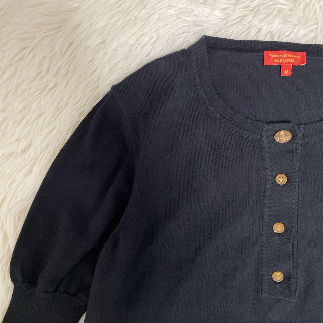 美品 ヴィヴィアンウエストウッド 半袖ニットトップス カラーオーブ