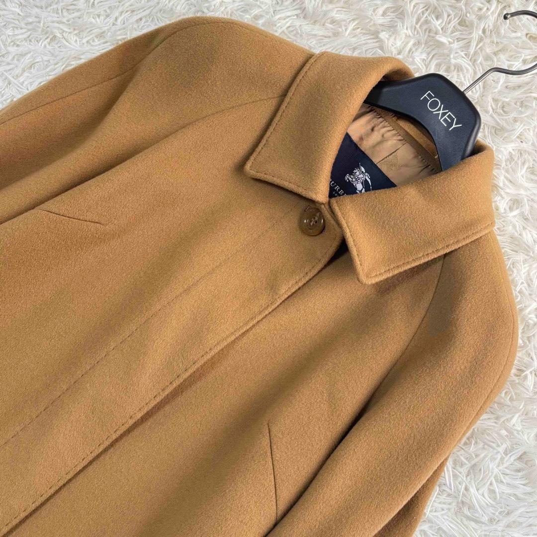 BURBERRY カシミヤ100% ロングコート キャメル 40 極上生地 高級