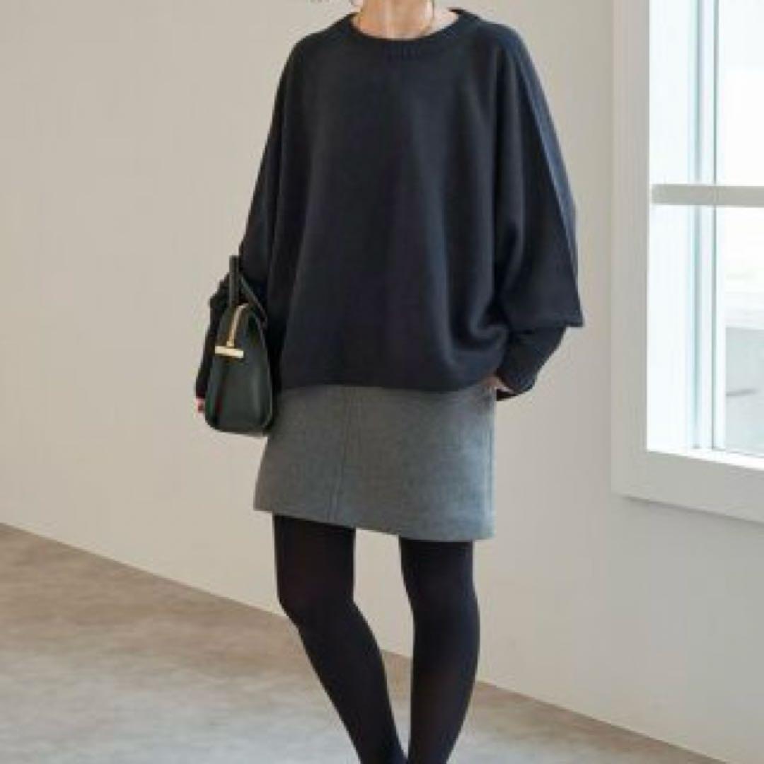 2025SS】Spick & Span バルキーヤーンドルマンロングリブニット - メルカリ