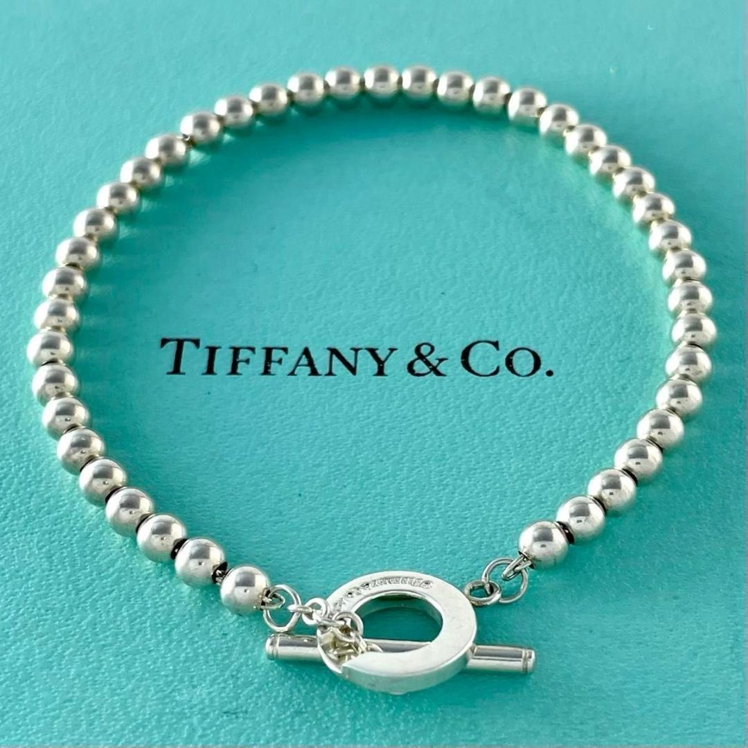 ティファニー 希少 トグル ボールチェーン ブレスレット シルバー