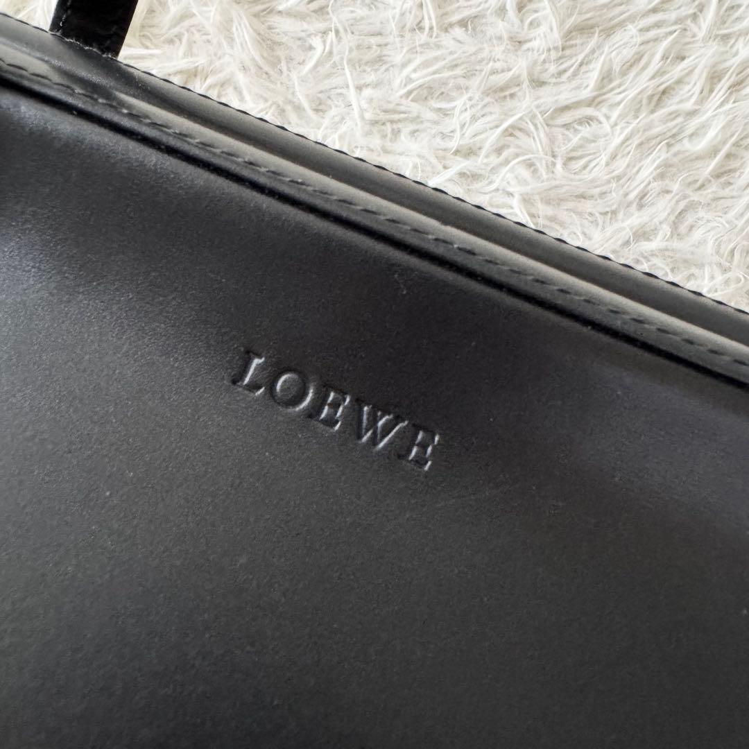 ロエベ】フォーマル ハンドバッグ 黒 シープスキン 冠婚葬祭 保存袋