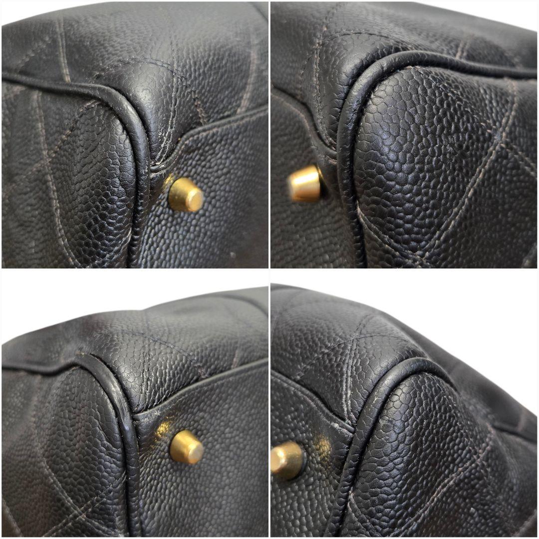 シャネル ビコローレ キャビアスキン 2way ミニ ボストンバッグ