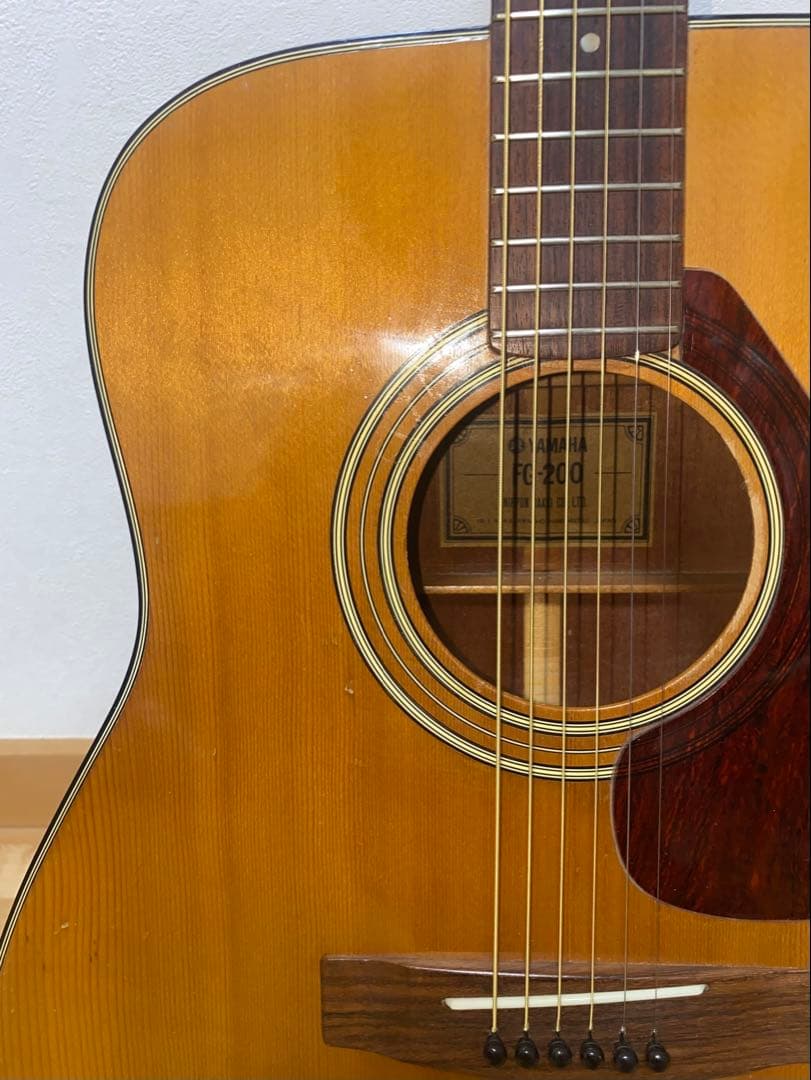 ひびき様専用！YAMAHA FG200グリーンラベル 調整済み新品弦 激鳴り