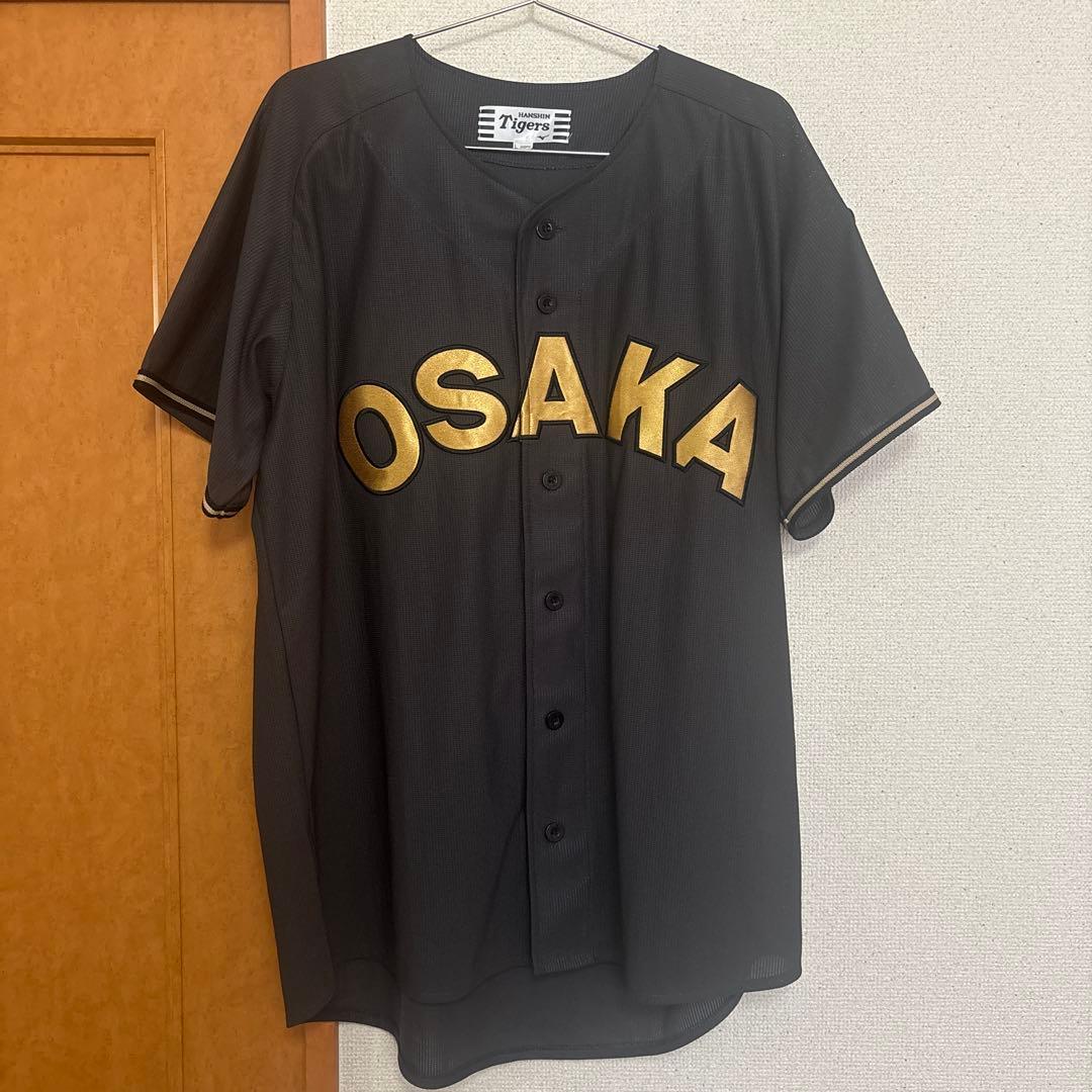 阪神タイガース ブラックダイナマイトユニフォーム2025 佐藤輝明 L