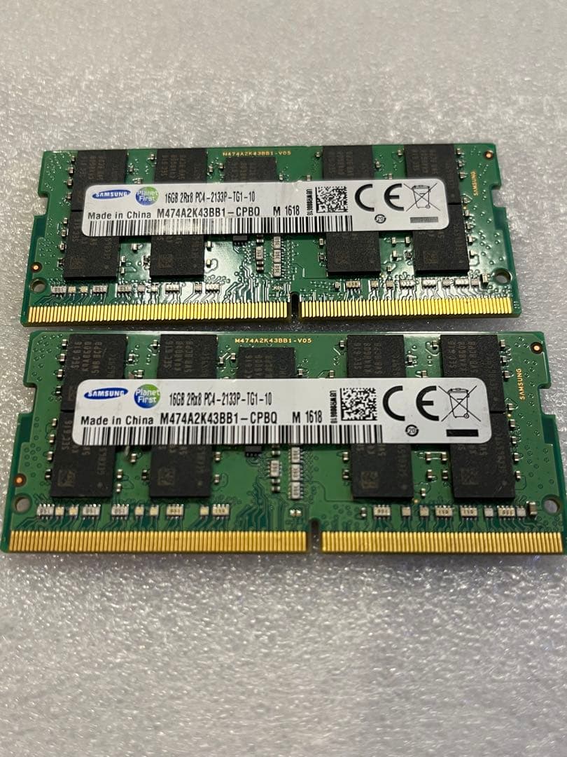 H5 SAMSUNG 16GB2枚32GB PC4BIOSチェック✅ 1枚で「32GB」なメモリを試す：4枚で合計128GBの大容量へ | ちもろぐ