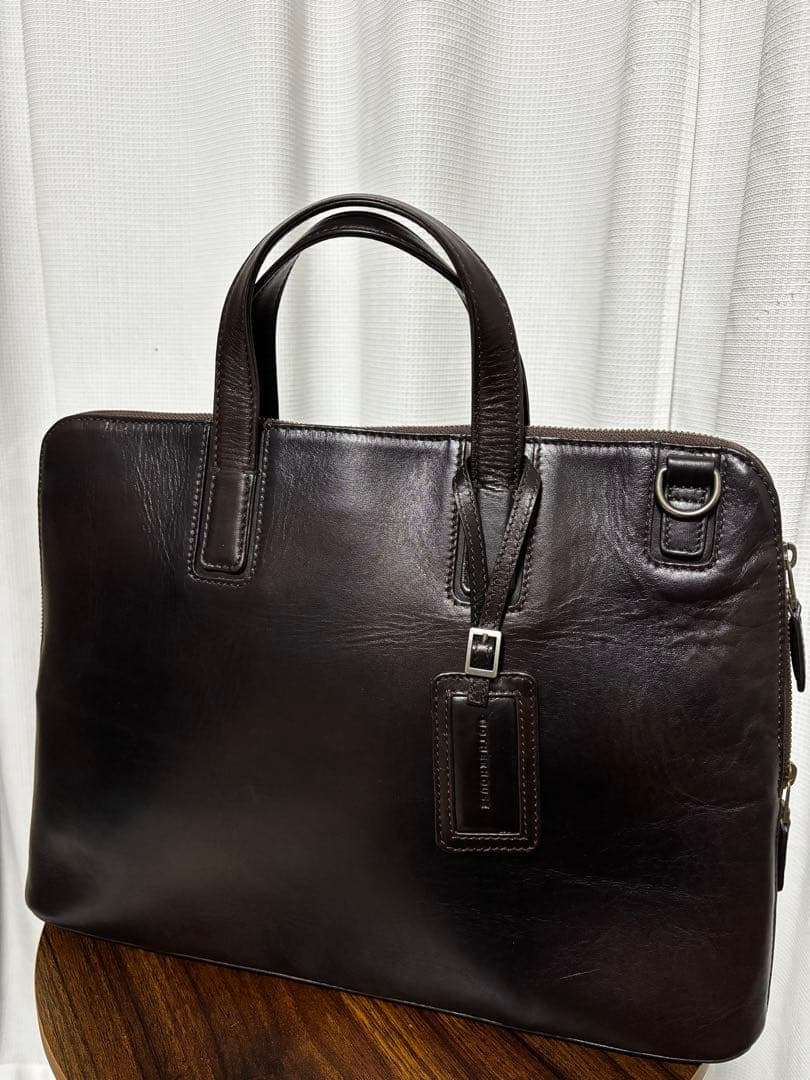 【極美品】マザーハウス ビジネスバッグ ブリーフケース ヴィンテージ レザー Antique Classic Business／アンティーク クラシック ビジネス