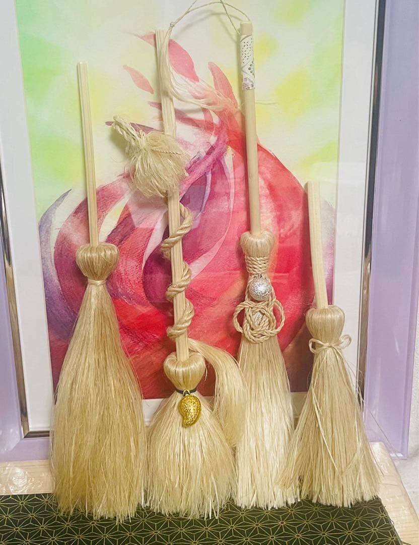 ゆゆ　精麻龍神イザナミ　お祓いほうき