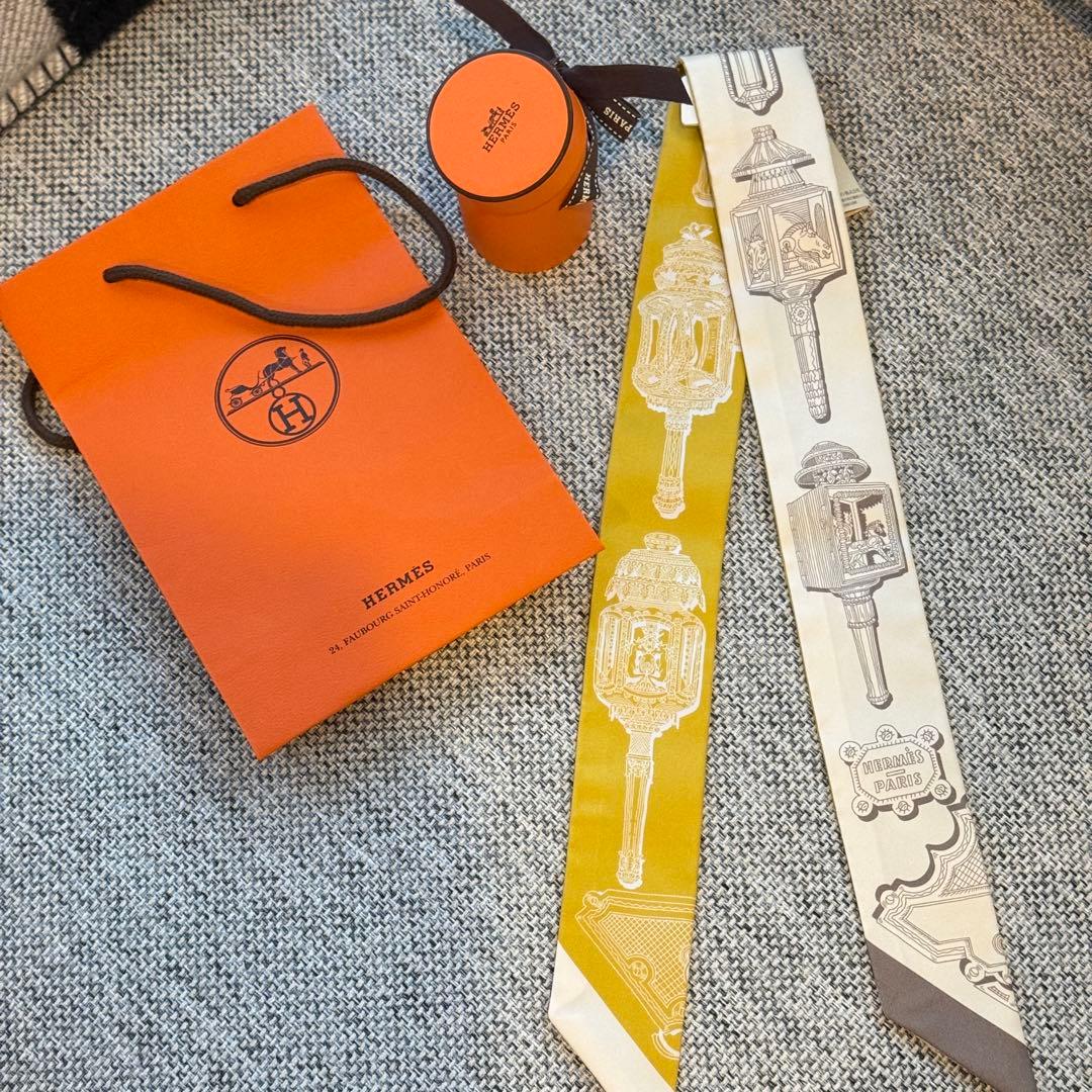 新作未使用★エルメス ツイリー 《メルヴェイユーズ・ランタン》26春夏