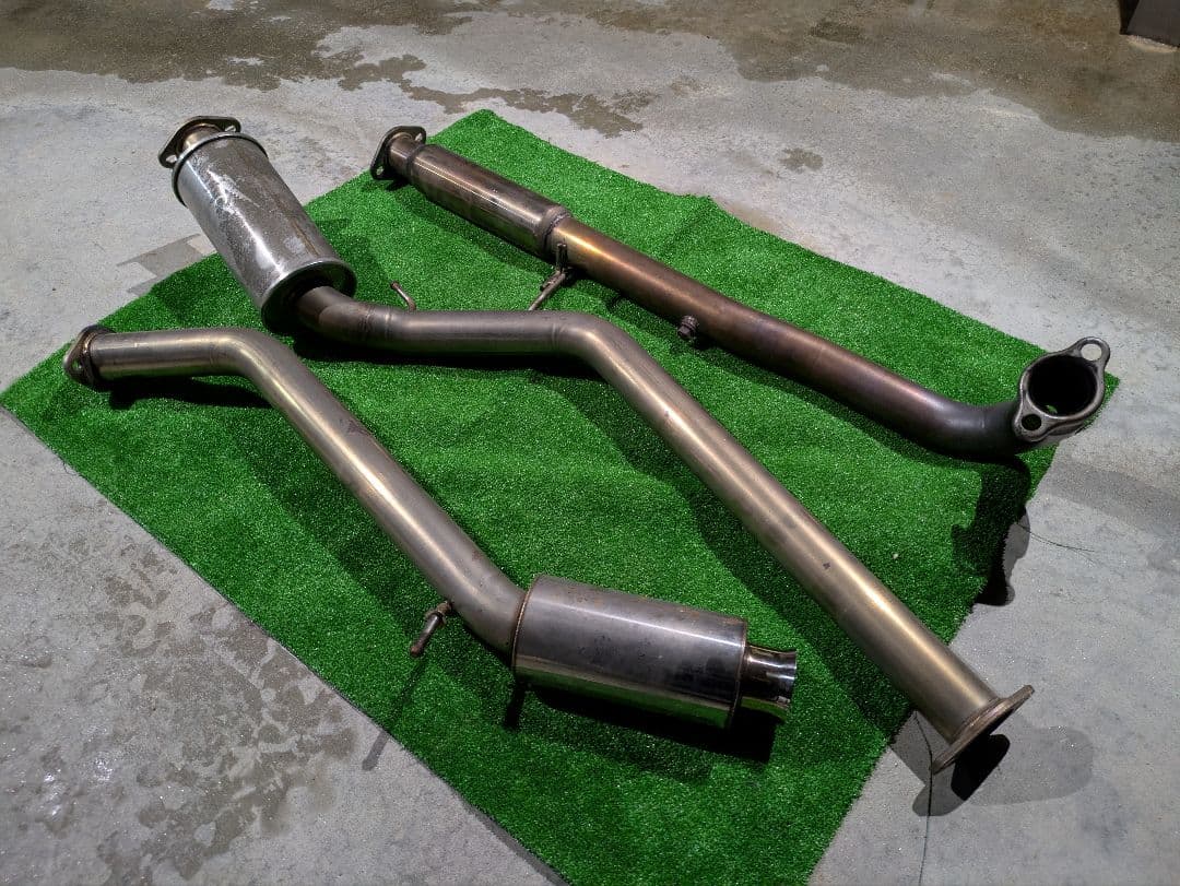 5ZIGEN　SP（車検対応）エキパイ・マフラー1本出し※汚れは洗います creer-net_5zigen-pzh014