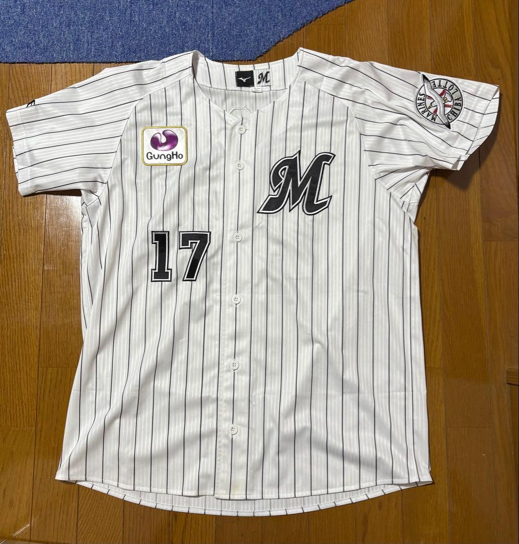 千葉ロッテマリーンズ 佐々木朗希 #17 ユニフォーム L - メルカリ