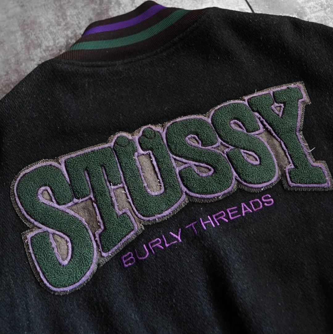 極希少 OLD STUSSY 90s スタジャン BURLY GEAR L - メルカリ