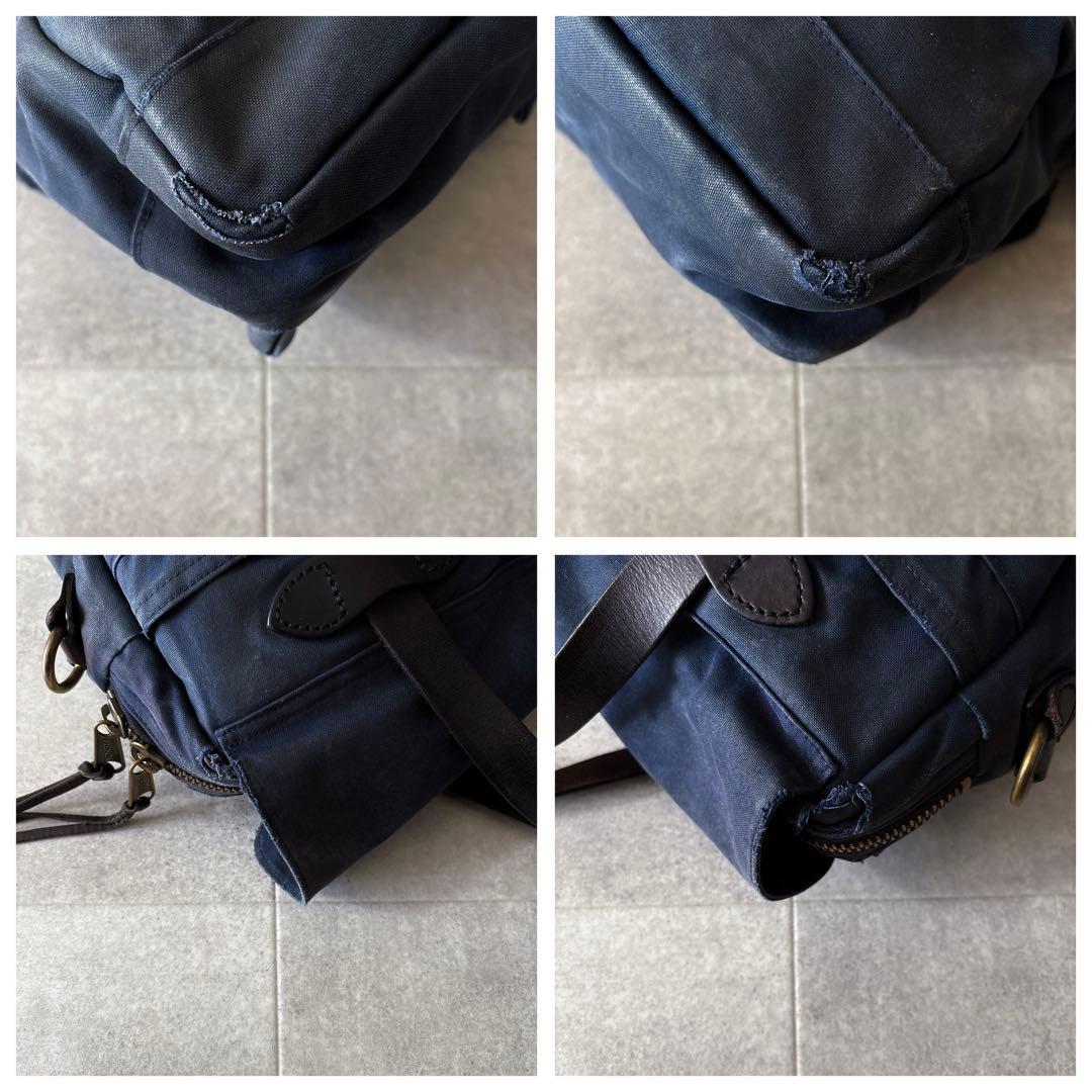 USA製 フィルソン 24アワー ティンブリーフケース ネイビー 2way