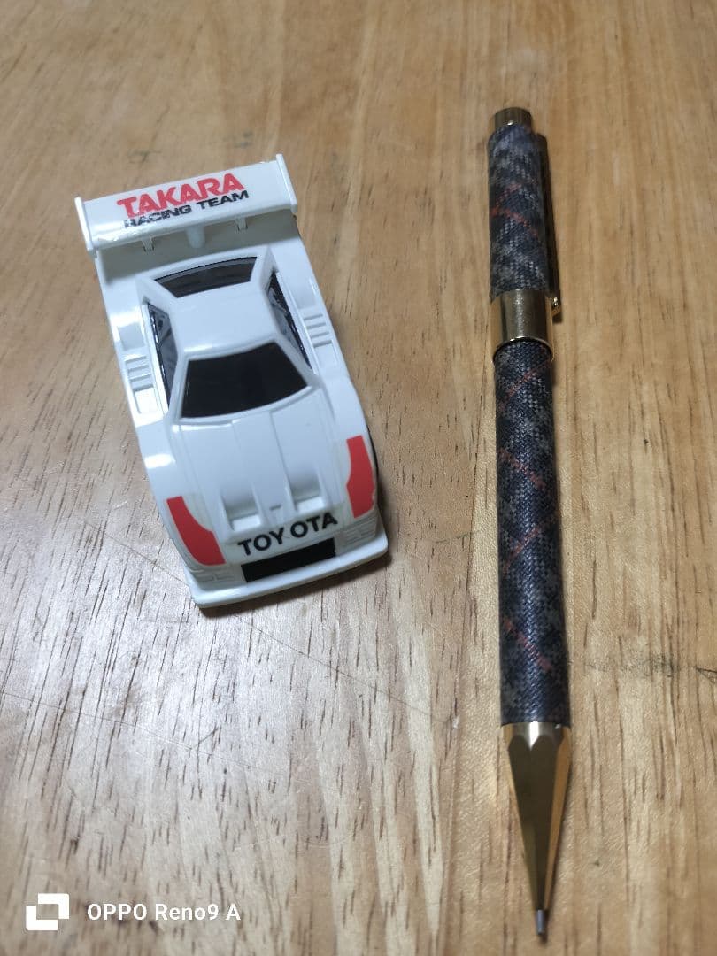 レア】バーバリー チェック シャーペン 布張り ネィビー BURBERRY