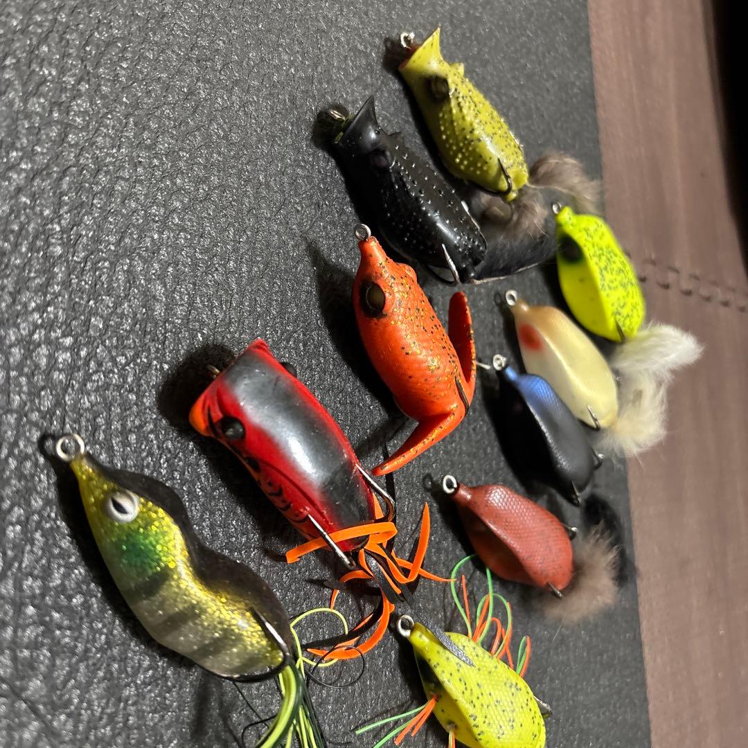 バス釣り引退セット］フロッグルアー 10個セット - メルカリ