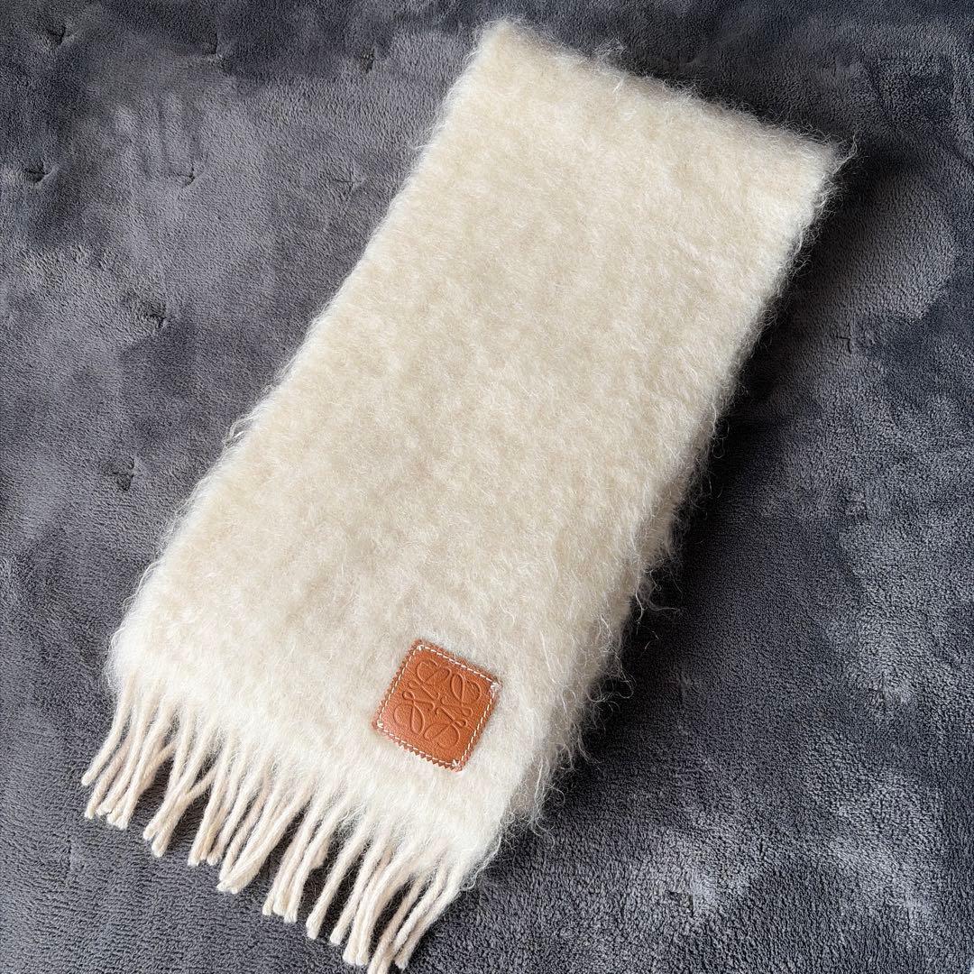 LOEWE ロエベ マフラー モヘア ウール - メルカリ