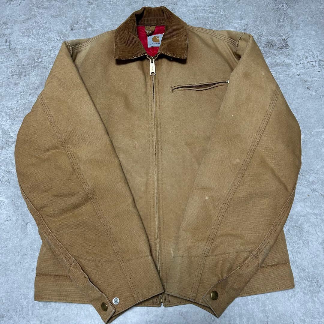希少モデル】80s カーハート デトロイトジャケット USA製 赤