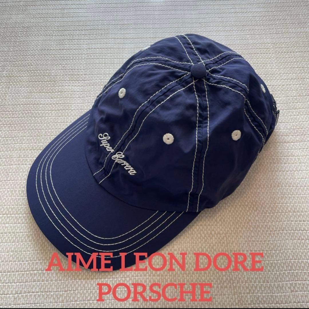 [美品]AIME LEON DORE PORSCHE 6パネルキャップ CAP紺 s-l400.jpg