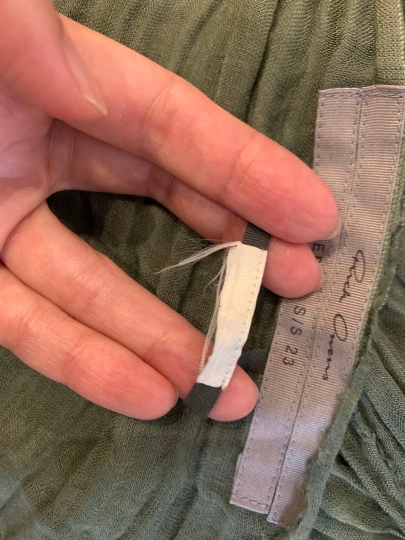 Tao様専用 リックオウエンス EDFU カーキ 大判ストール S/S 23 - メルカリ