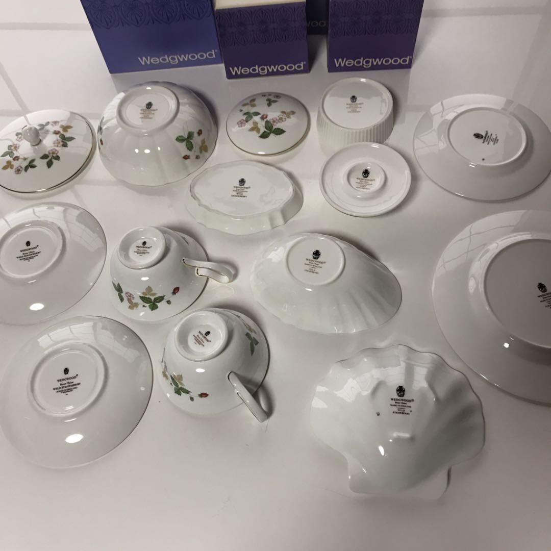 ウェッジウッド ワイルドストロベリー 廃盤希少品 未使用箱つき有 10点