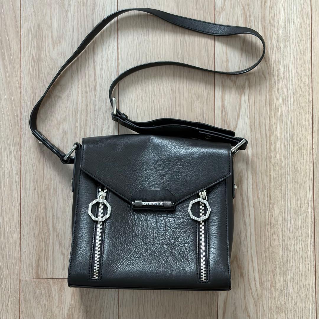 DIESEL レザーショルダーバッグ DIESEL（ディーゼル） ショルダーバッグ 1dr X08396 PR818 レディース