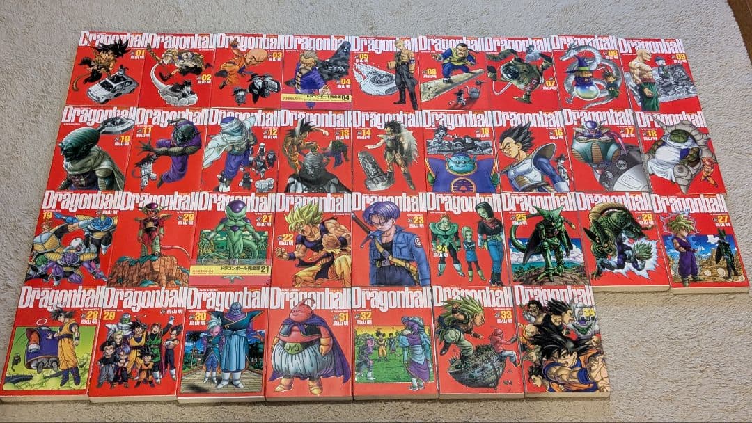 ドラゴンボール完全版 全34巻セット 初版多数　禁煙 ドラゴンボール 完全版 全巻セット（全34巻） | 八文字屋OnlineStore
