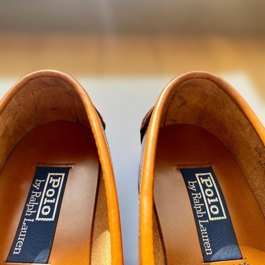 ☆USA製 ラルフローレン☆ タッセル フリンジ ローファー US8.5