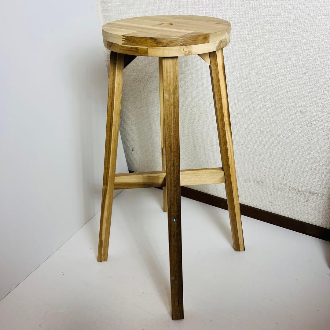 IKEA SKOGSTA ハイスツール カウンターチェア 木製 イケア 丸椅子