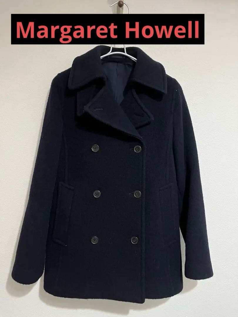 Margaret Howell ネイビー ピーコート MARGARET HOWELL - MARGARET HOWELL / マーガレットハウエル ◇Pコート