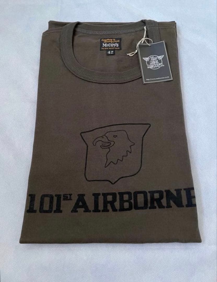 リアルマッコイズ 半袖Tシャツ 42 101ST AIRBORNE - メルカリ