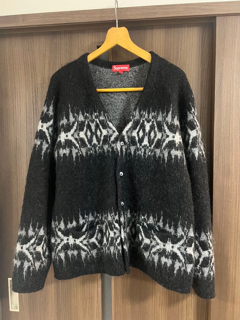 Supreme モヘアカーディガン Lサイズ Supreme 2-Tone Mohair Cardigan モヘアカーディガン - メルカリ