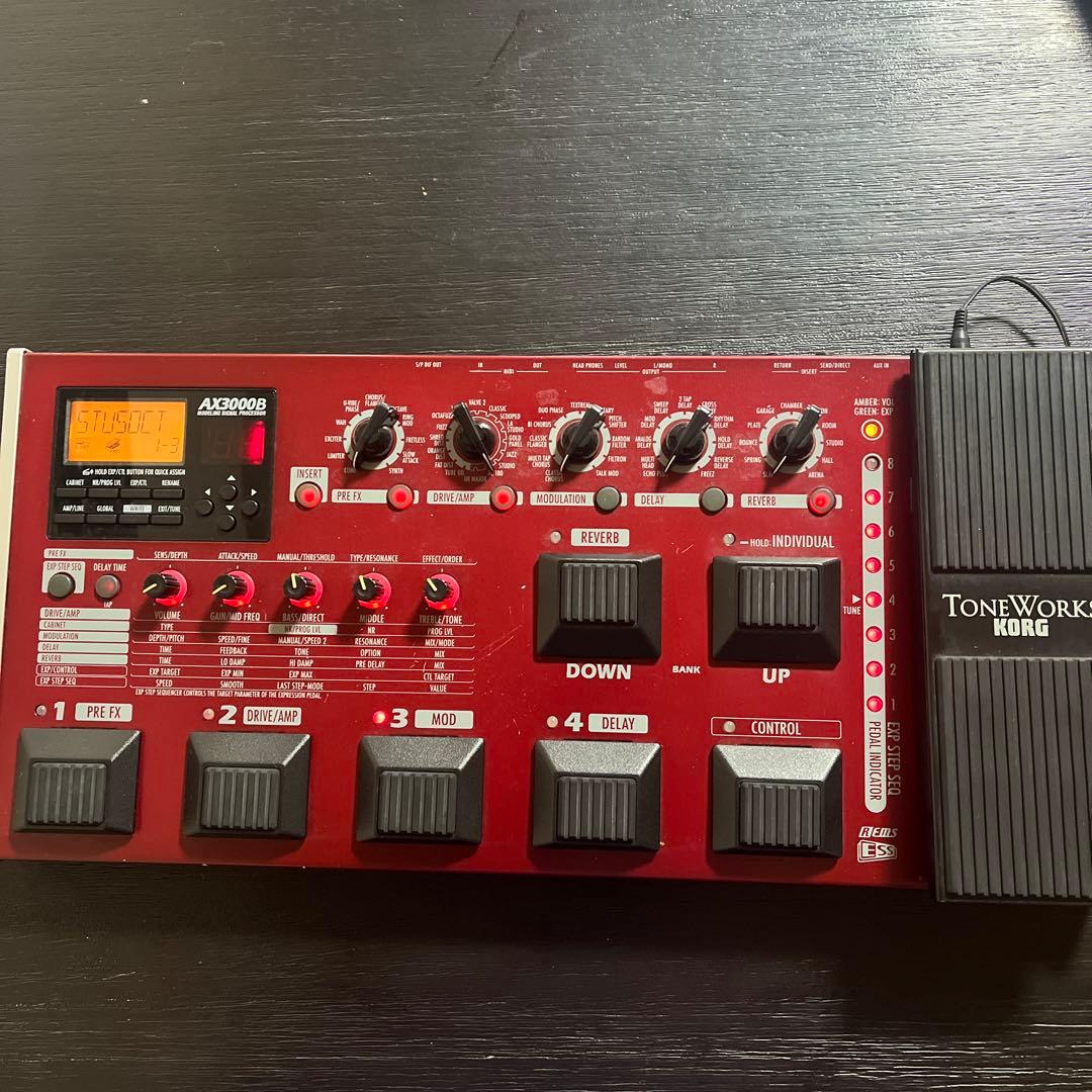ベース マルチエフェクター TONEWORKS KORG AX3000B - メルカリ