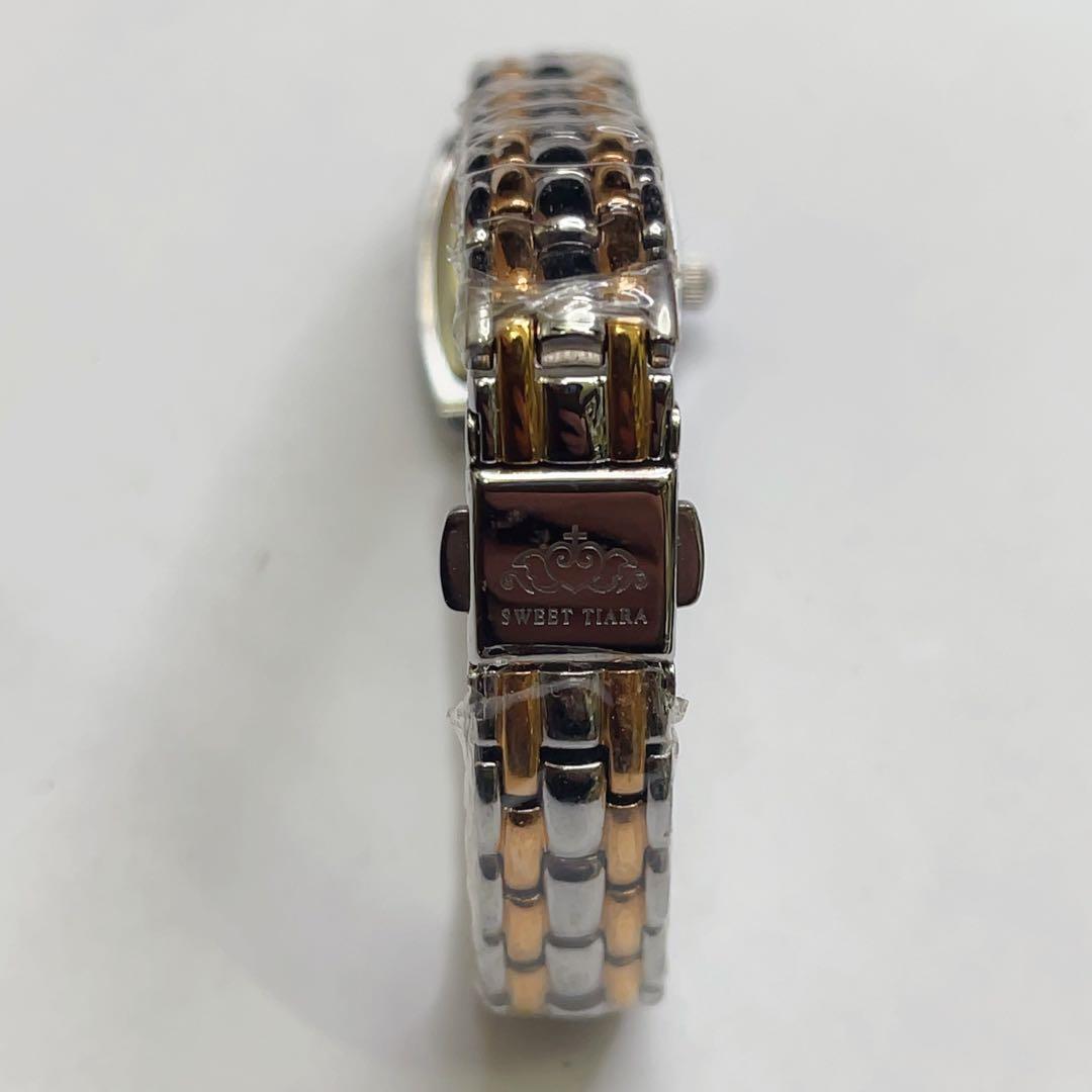 未使用 SWEET TIARA レディース腕時計 アナログ クォーツ 電池交換済