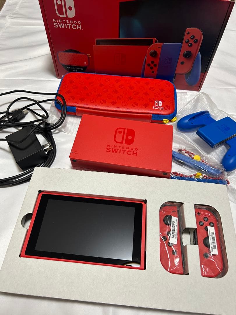 希少・美品】Nintendo Switch マリオレッド✖︎ブルーセット - メルカリ