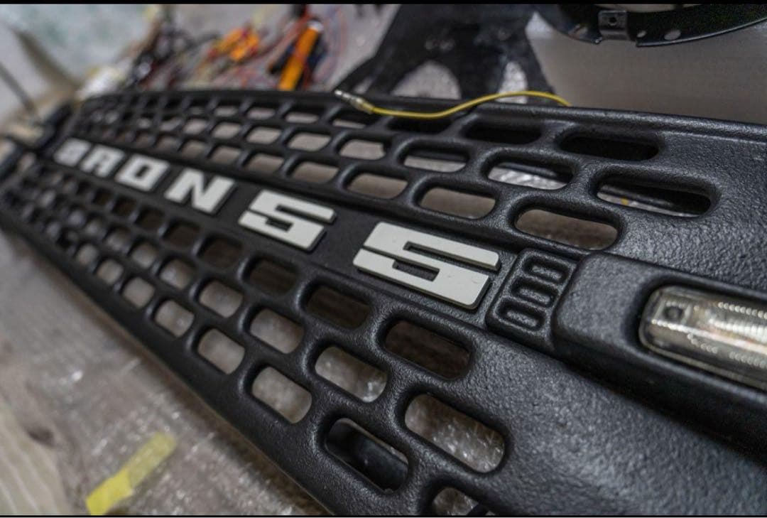 新型ジムニー フロントグリル BRON55 グリル&ヘッドライトセット