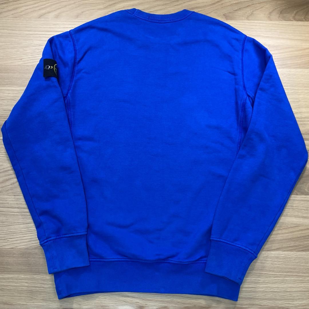 ストーンアイランド ロゴワッペン スウェット L 青 - メルカリ