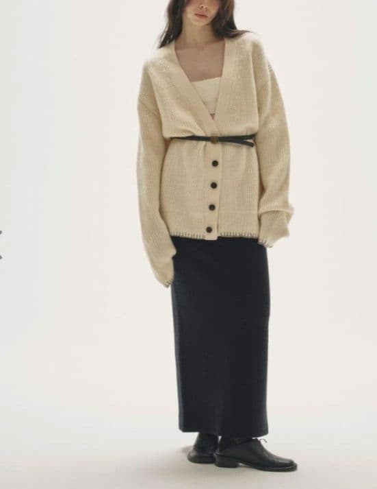 TODAYFUL Wool Ribknit Cardigan エクリュ - メルカリ