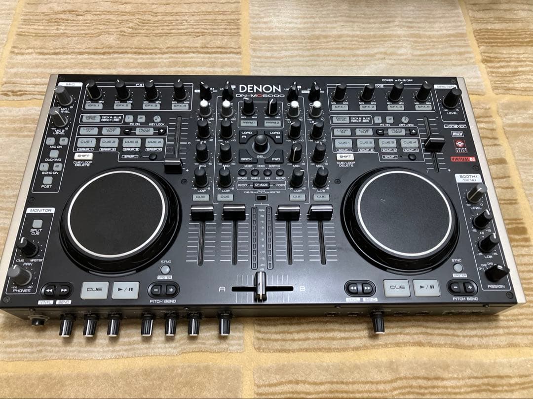 【PCDJコントローラー】DENON DN-MC6000 DENON DN-MC6000 4ch DJ Controller Mixer Traktor Virtual 4-Channel