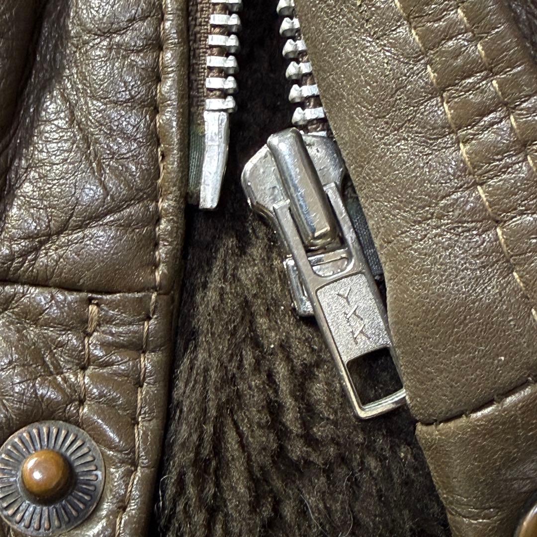 90s】G-1 フライトレザージャケット M 襟ボア・ライナー付き完品