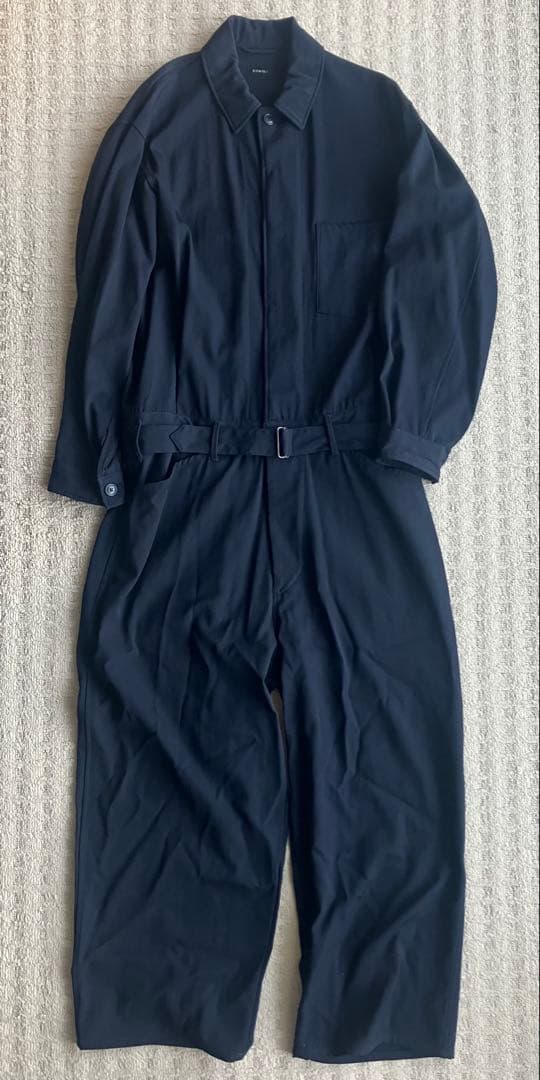 comoli コモリ オールインワン ウール ネイビー 2 コモリ オールインワン ネイビー2