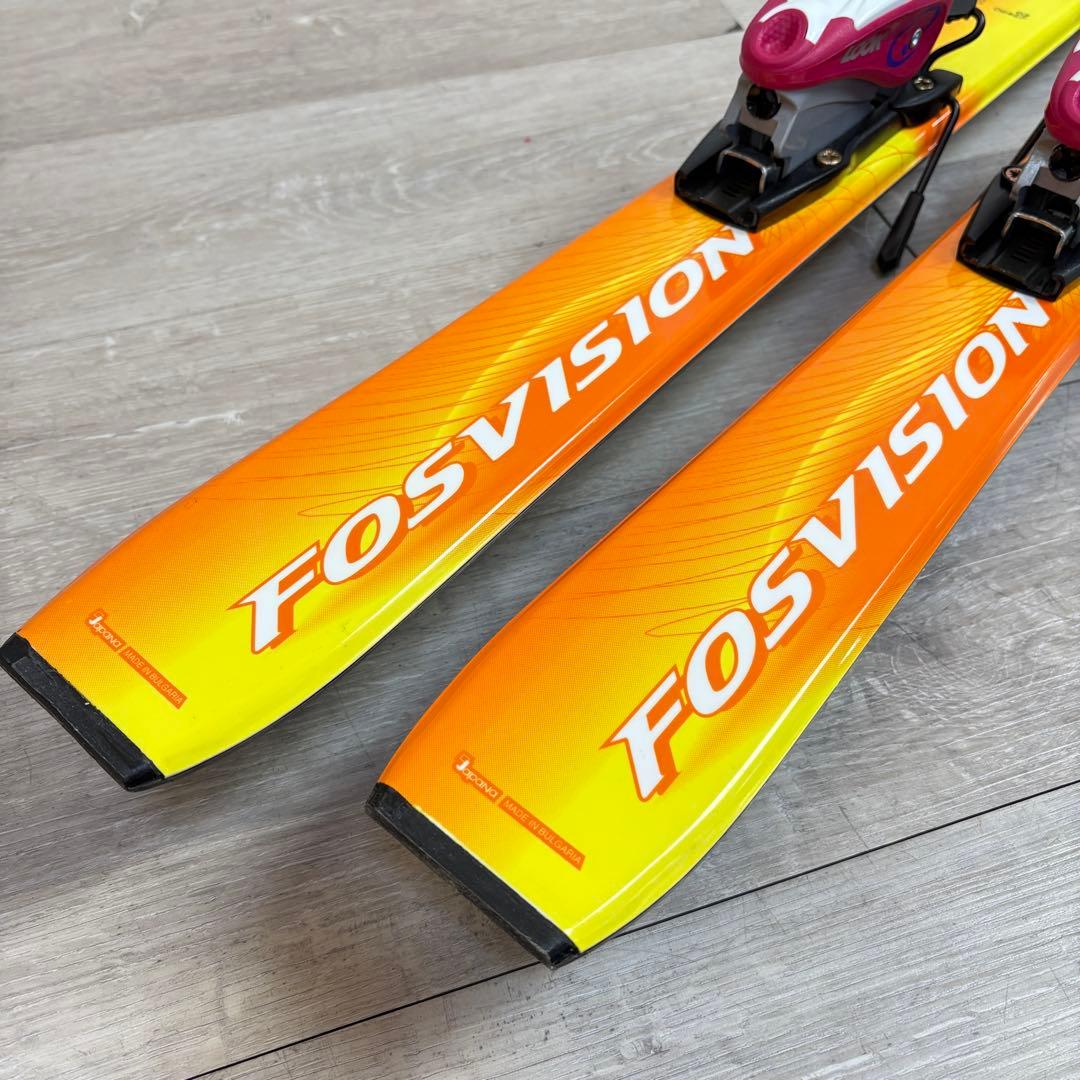 【キッズスキー】カザマ スキーセット 130cm ブーツ 22.0cm デビュー