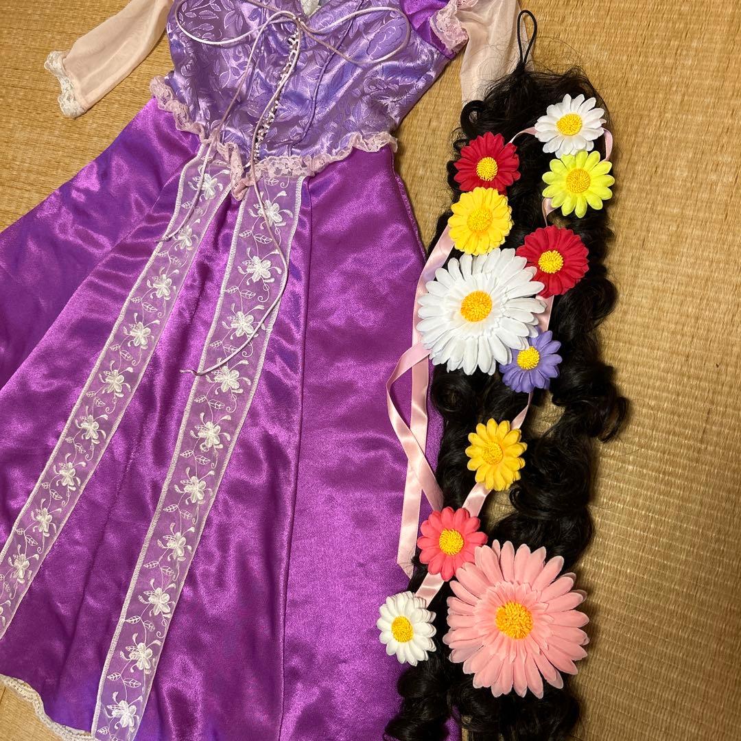 110☆ビビディバビディブティック☆ラプンツェル ドレス髪飾りセット