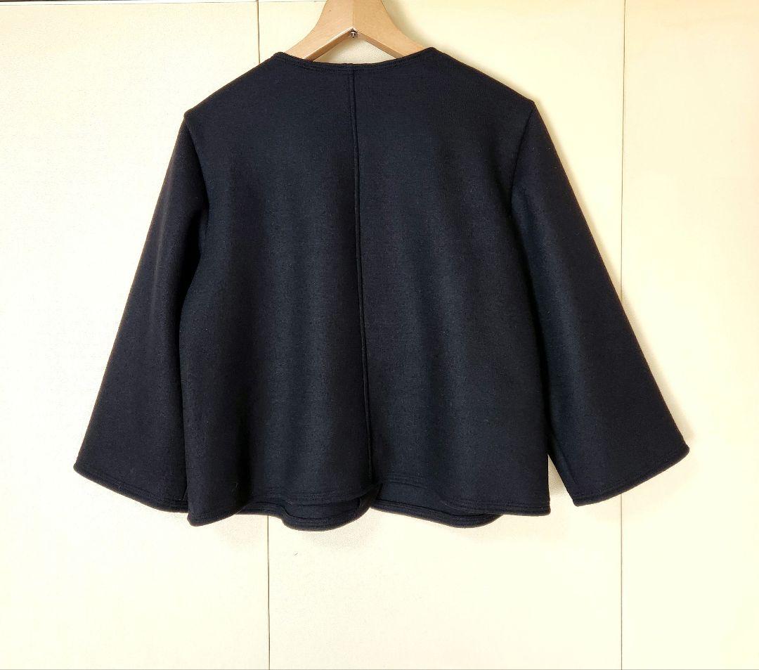 ヨーガンレールお好きな方も 圧縮ウールニット 黒